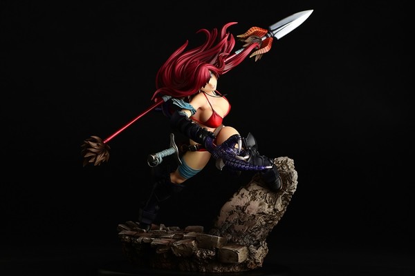 Erza Scarlet (the Kishi, Another Color Black Armor), Fairy Tail, Orca Toys, Pre-Painted, 1/6, 4560321854417